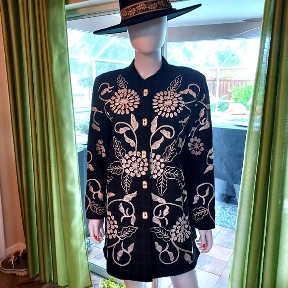 Allure Embroidered Jacket. - Picture 1 of 13